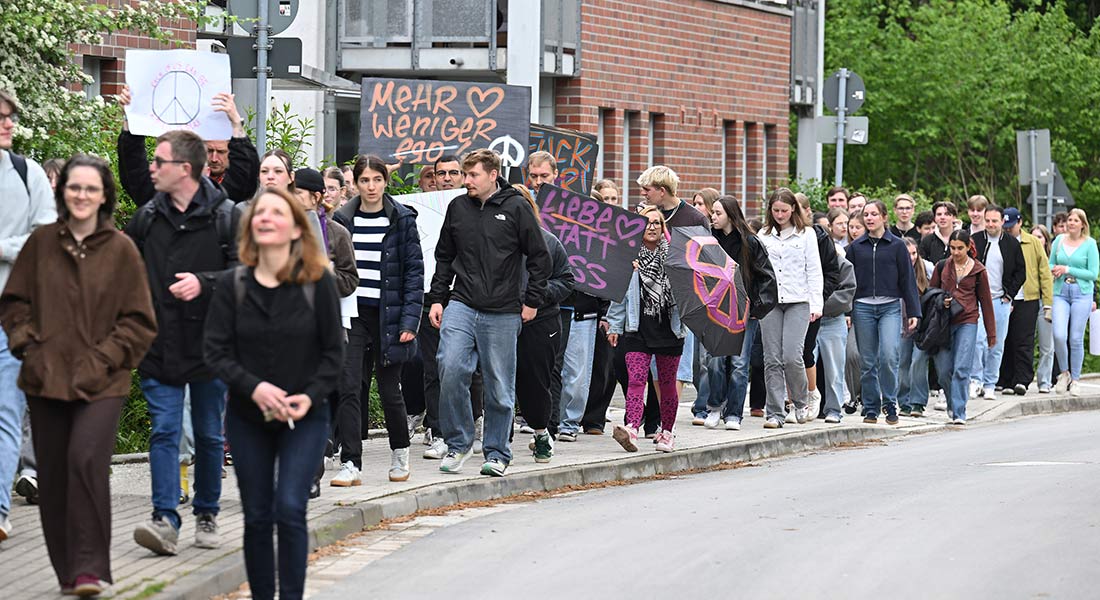 Friedensmarsch am 8. Mai 2026